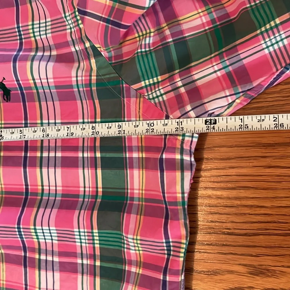 Ralph Lauren Multi Plaid Button Down Shirt
